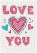 Love You WD2314 10.6 x 14.9 inches Wizardi Diamond Painting Kit