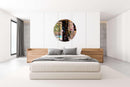 Lovely Field Flowers Printed Mirror Acrylic Circles