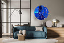 Lovely Field Flowers Printed Mirror Acrylic Circles