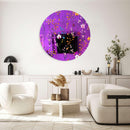 Lovely Field Flowers Printed Mirror Acrylic Circles