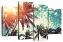 Vintage Style Palm Trees Wall Art