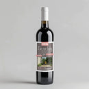 Lucky Bride With Photo Wine Label