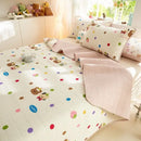 DecorBites™ Cartoon Pattern Cotton Single Mattress Mat: Summer Comfort & Non-Slip Performance