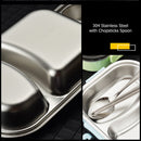 Bento Lunch Box – Includes Thermos Bag, Spoon &  Chopsticks