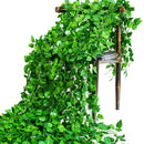 Lush green silk creeper plant living room artificial ivy vine