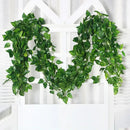 Lush green silk creeper plant living room artificial ivy vine