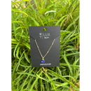 Gold Filled Enamel Heart Necklace | 10" Chain | Multiple Colors | Lux by Leslie