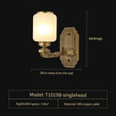 Luxe gold and frosted glass jade chandelier living room light