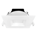 Luxrite LR22638 3" 10W LED Square Regressed Wafer Selectable CCT Hi Lumen