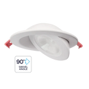 Luxrite LR23217 4" 12W LED Floating Gimbal Selectable CCT