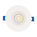 Luxrite LR23227 3" 12W LED Regress Spotlight Gimbal Round Selectable CCT
