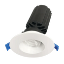 Luxrite LR23227 3" 12W LED Regress Spotlight Gimbal Round Selectable CCT