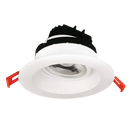 Luxrite LR23269 4" 12W LED Regress Spotlight Gimbal Round Selectable CCT