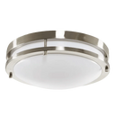 Luxrite LR23286 12" 14W Chrome Surface Mount Selectable CCT