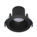 Luxrite LR23321 3" 8W LED Round Regress Spotlight Selectable Black CCT