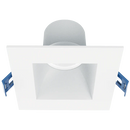 Luxrite LR23327 4" 12W LED Square Regress Spotlight Selectable CCT