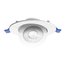 Luxrite LR23332 4" 10W Recessed Round Floating Gimbal Selectable CCT