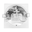 Luxrite LR23743 4" 12W LED Square Recessed Slim Wafer Selectable CCT Hi Output