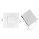 Luxrite LR23759 4" 10W LED Square Recessed Slim Wafer Selectable CCT