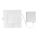 Luxrite LR23764 6" 12W LED Square Recessed Slim Wafer Selectable CCT