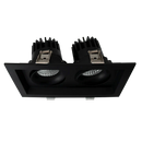 Luxrite Omni LR32193 4" 30W LED Recessed 2 Head Gimbal Selectable CCT