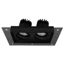 Luxrite Omni LR32203 4" 30W LED Trimless 2 Head Gimbal Selectable CCT