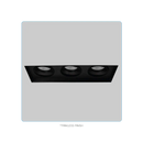 Luxrite Omni LR32205 4" 45W LED Trimless 3 Head Gimbal Selectable CCT
