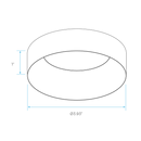 Luxrite Push N Lock 4" 25W LED Trims