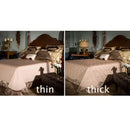 Luxurious gold & burgundy 200s embroidery egyptian cotton bedding set bedroom