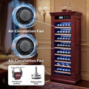Nuvia 102-Bottle 10.6 Cu.Ft Wine Cooler Cabinet With LED Lighting And Temperature Control (SAK69027)