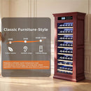 Nuvia 102-Bottle 10.6 Cu.Ft Wine Cooler Cabinet With LED Lighting And Temperature Control (SAK69027)