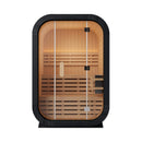 Thermora Lund Luxury 2-Person Outdoor Spruce Wood Cube Sauna Kit With 4.5KW Electric Stove (SAK74290)