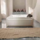 Nuvia Sapphire 73-Inch Luxury 2-Person Whirlpool Hydro Massage Jetted Bathtub With Chromatherapy Lights (SAK68031)