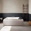 Nuvia Sapphire 73-Inch Luxury 2-Person Whirlpool Hydro Massage Jetted Bathtub With Chromatherapy Lights (SAK68031)