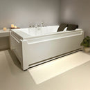 Nuvia Sapphire 73-Inch Luxury 2-Person Whirlpool Hydro Massage Jetted Bathtub With Chromatherapy Lights (SAK68031)