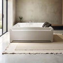 Nuvia Sapphire 73-Inch Luxury 2-Person Whirlpool Hydro Massage Jetted Bathtub With Chromatherapy Lights (SAK68031)