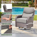 Alora Luxury 7-Piece Outdoor Patio Furniture Set With Fire Pit Table (SAK57391)