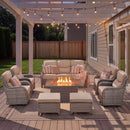 Alora Luxury 8-Piece All-Weather Patio Furniture Set With Fire Pit Table (SAK37512)