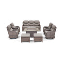 Alora Luxury 8-Piece All-Weather Patio Furniture Set With Fire Pit Table (SAK37512)
