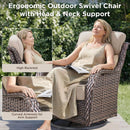 Alora Luxury 8-Piece All-Weather Patio Furniture Set With Fire Pit Table (SAK37512)