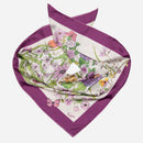Flora - Silk Foulard - Berry