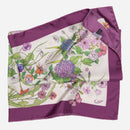 Flora - Silk Foulard - Berry