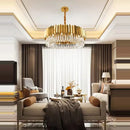 Luxury black crystal pendant lights dining room chandelier