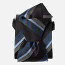 Corso - Silk Jacquard Tie - Black & Blue