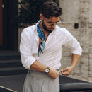 Filippo - Silk Neckerchief - Azure