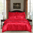 Luxury brown & gold damask duvet cover bedding set bedroom decor