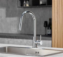 Luxury brushed gold pull out kitchen faucet with textured finish
