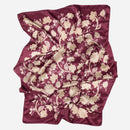 Esmeralda - Silk Scarf Shawl - Burgundy & Gold