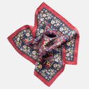 Farnese - Silk Pocket Square - Merlot