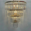 Luxury cascading crystal ice bar chandelier dining room light